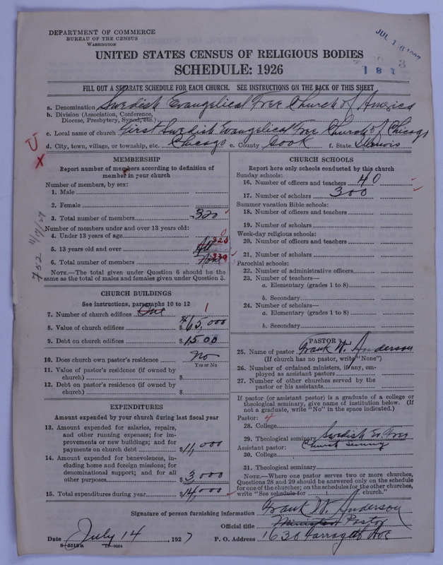 Scan of Swedish Evangelical Free Church of the United States of America: 3