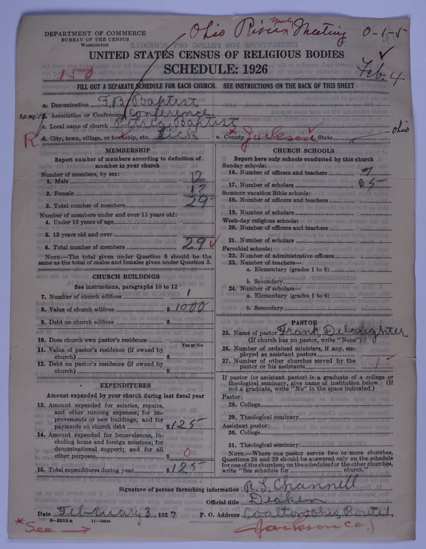 Scan of Free Will Baptists: 9