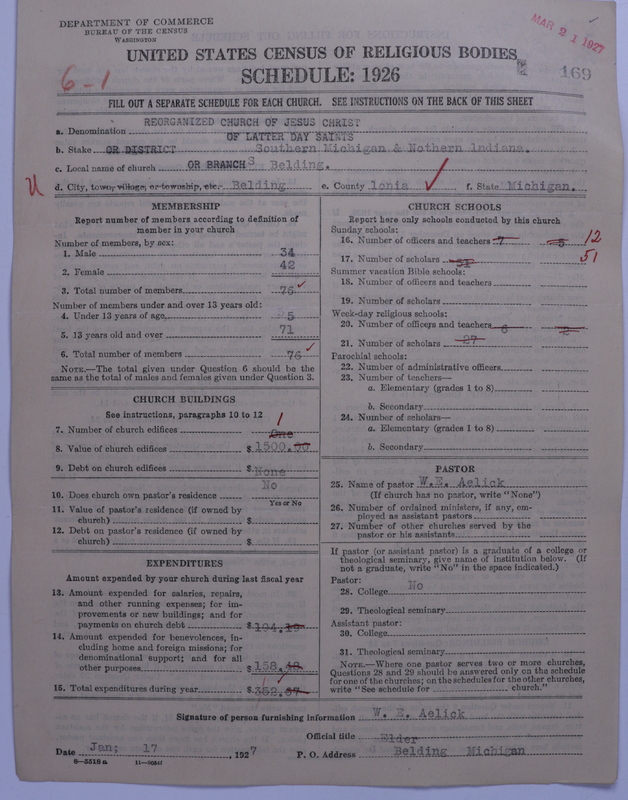 Scan of Reorganized Church of Jesus Christ of Latter Day Saints: 169