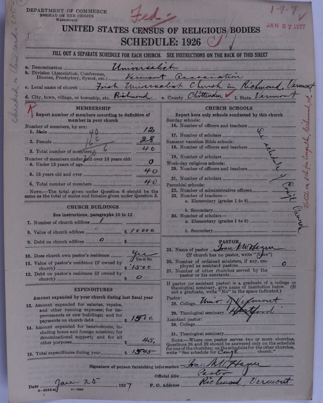 Scan of Federated Churches: 50