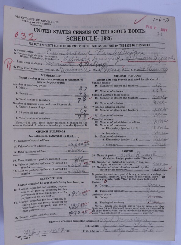 Scan of Cumberland Presbyterian Church: 44