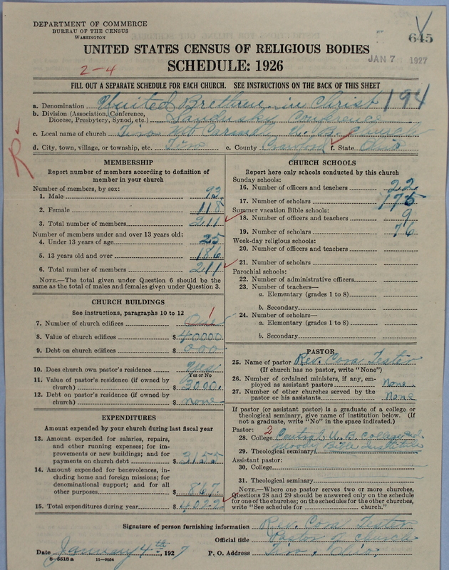 Scan of Church of the United Brethren in Christ: 645