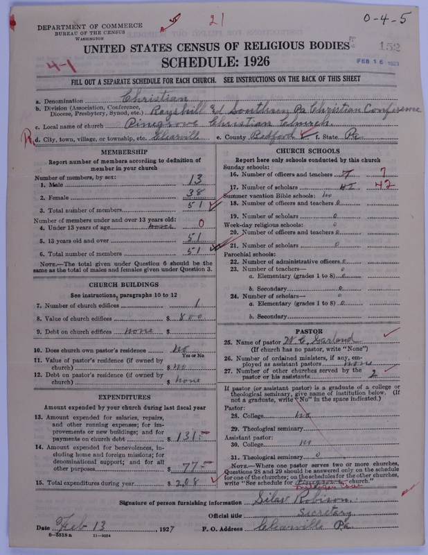 Scan of Christian Church (General Convention of the Christian Church): 152