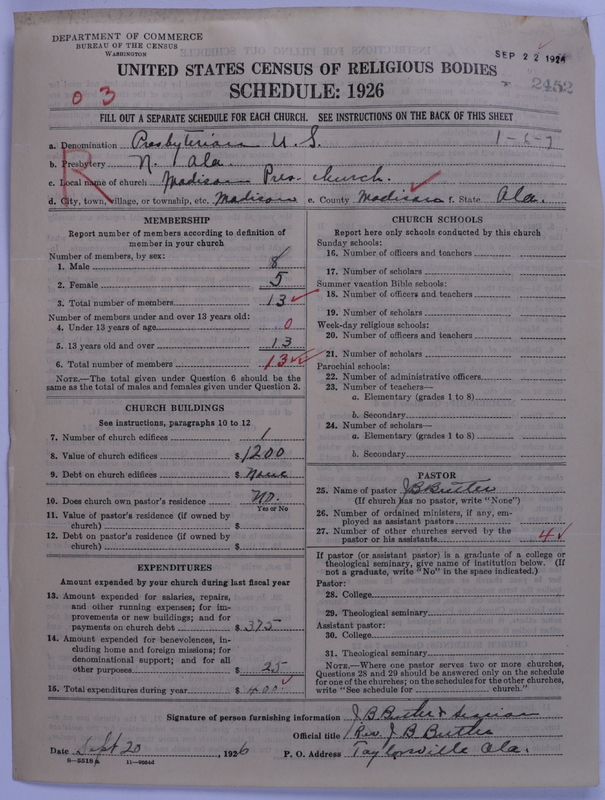 Scan of Presbyterian Church in the United States: 2452
