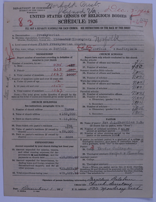 Scan of Presbyterian Church in the United States: 533