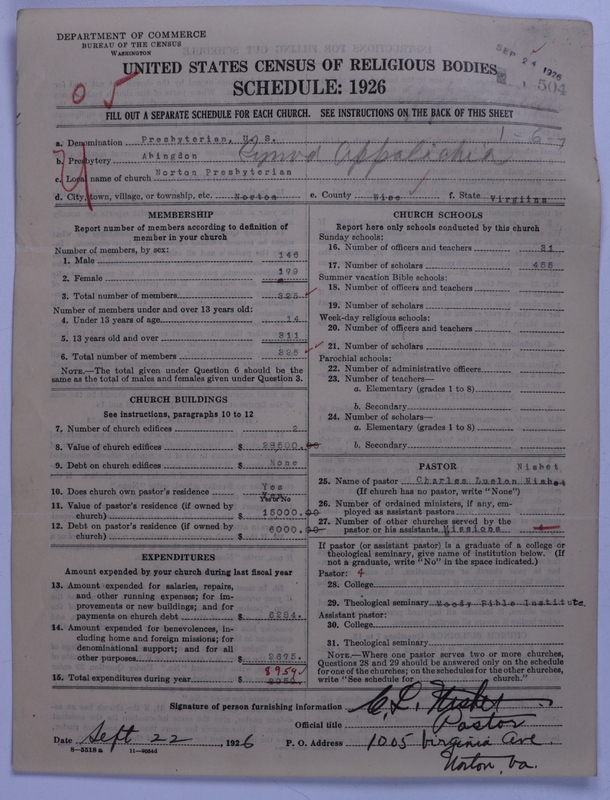 Scan of Presbyterian Church in the United States: 504