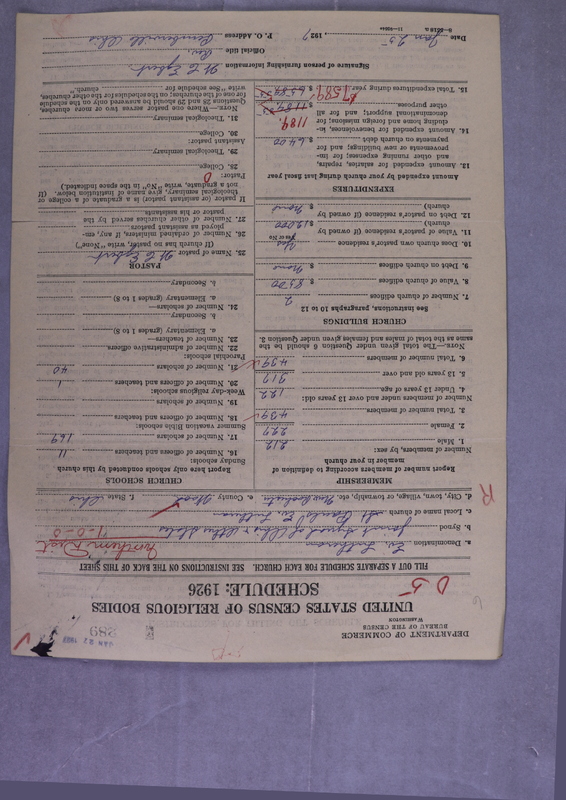 Scan of Synod of the Reformed Presbyterian Church of North America: 289