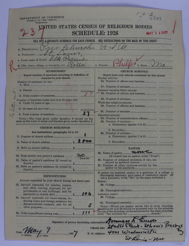 Scan of Presbyterian Church in the United States of America: 5293