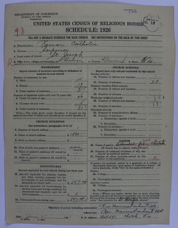 Scan of Roman Catholic Church: 7253
