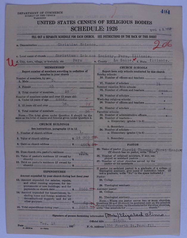 Scan of Church of Christ, Scientist: 494