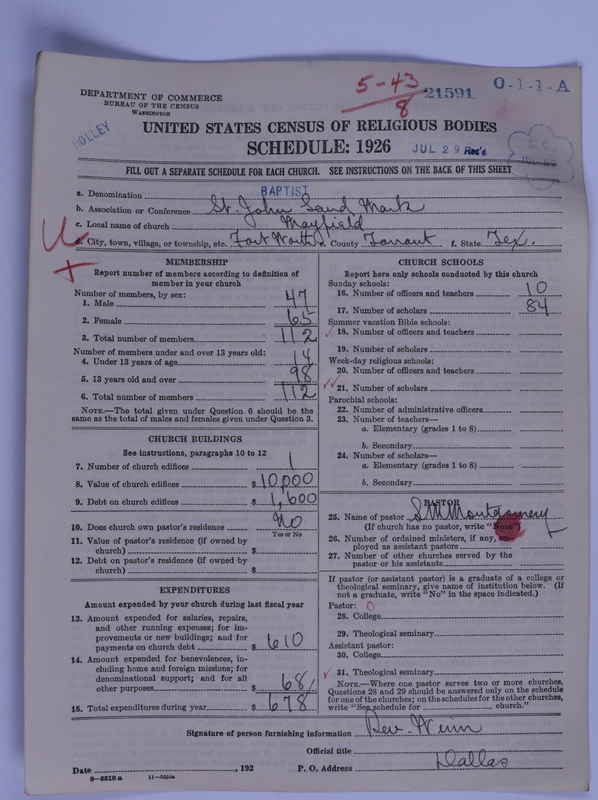 Scan of Negro Baptists: 21591