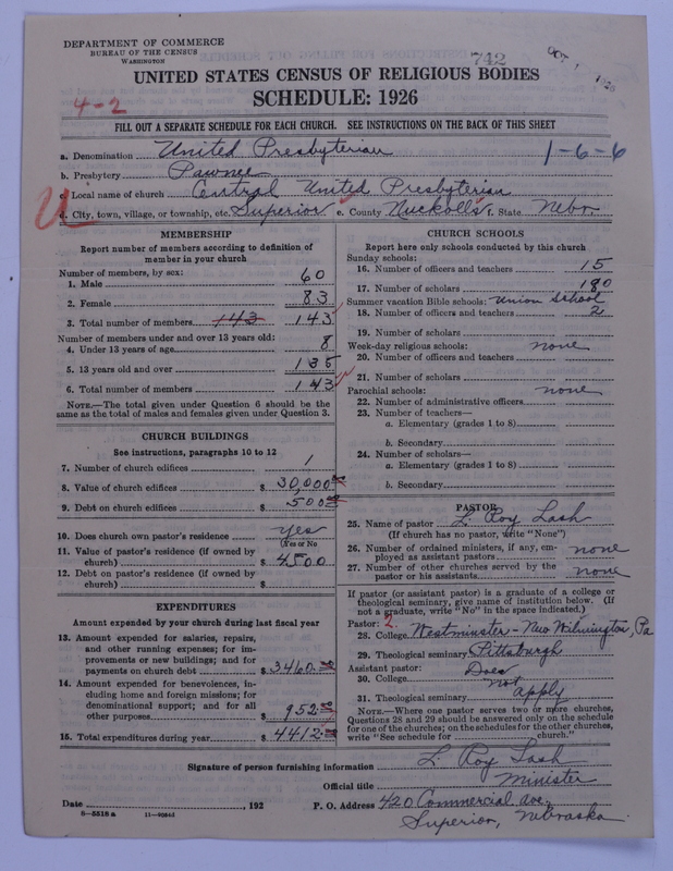 Scan of United Presbyterian Church of North America: 742