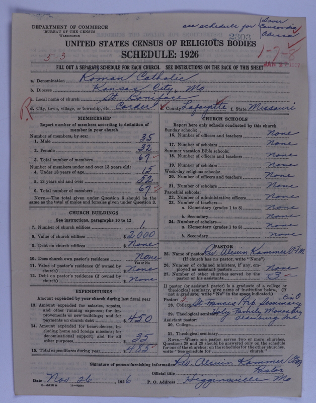 Scan of Roman Catholic Church: 2303