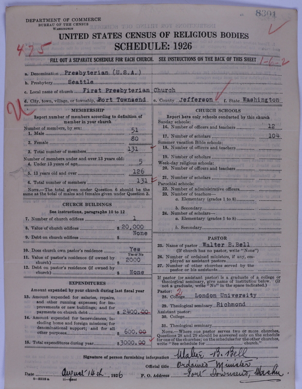 Scan of Presbyterian Church in the United States of America: 8301