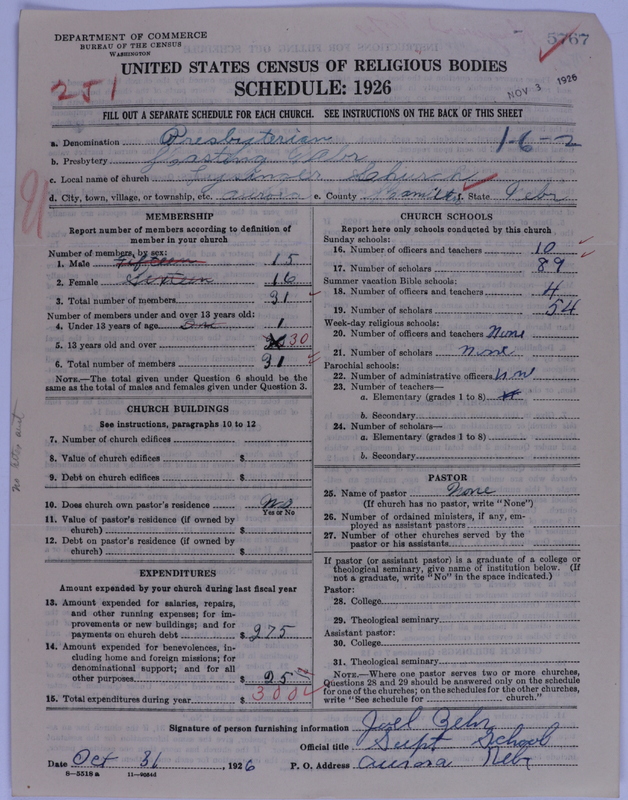 Scan of Presbyterian Church in the United States of America: 5767