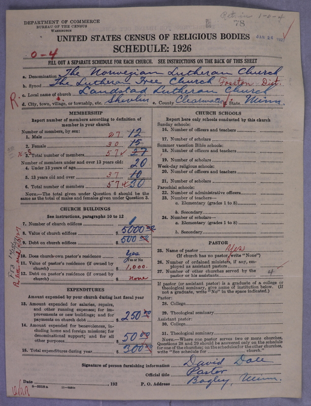 Scan of Lutheran Free Church: 78