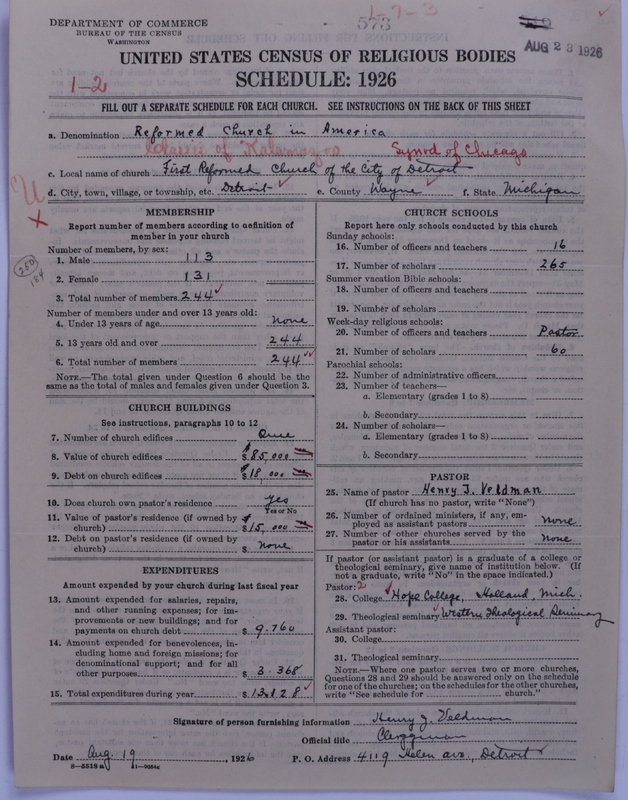 Scan of Reformed Church in America: 573