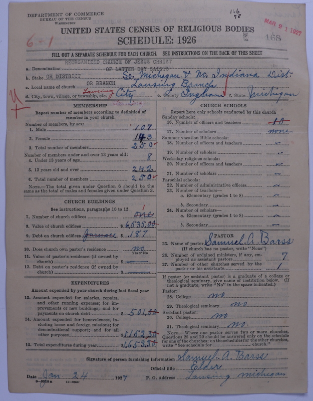 Scan of Reorganized Church of Jesus Christ of Latter Day Saints: 168