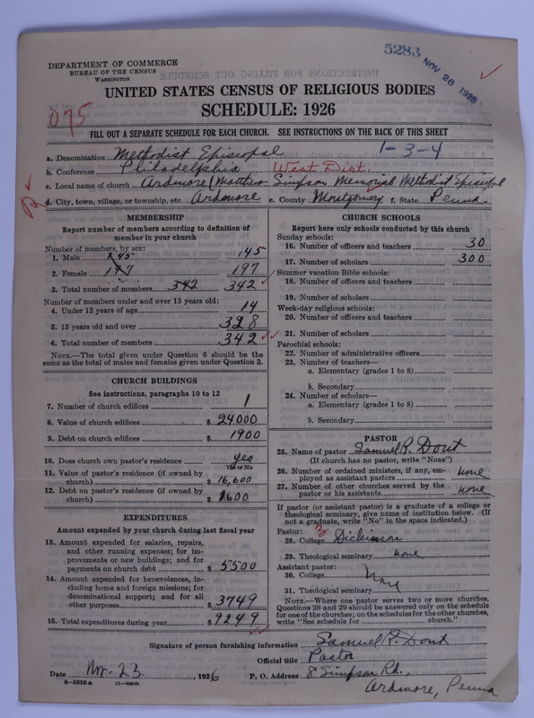 Scan of Methodist Episcopal Church: 5283
