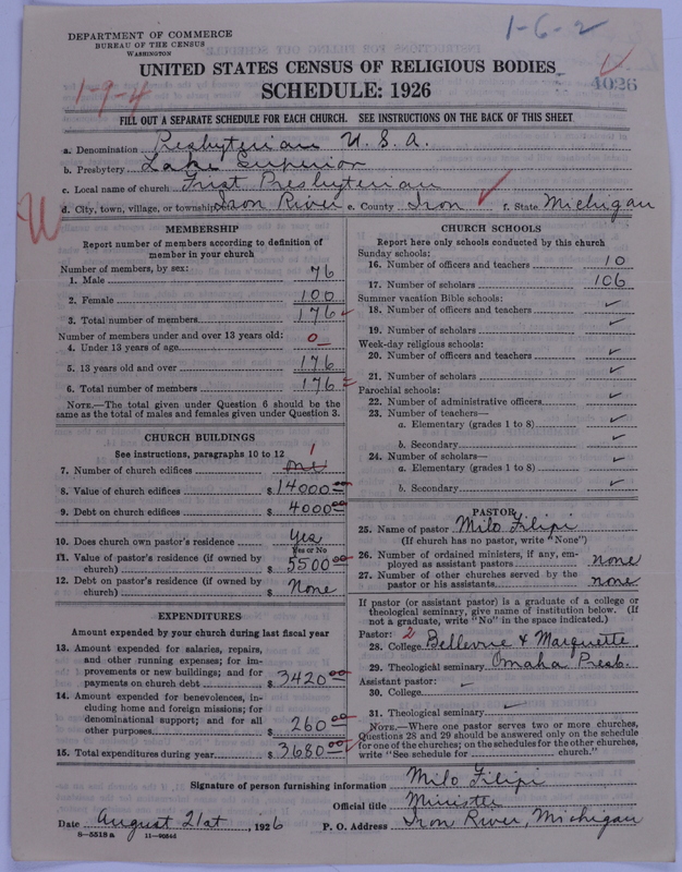 Scan of Presbyterian Church in the United States of America: 4026