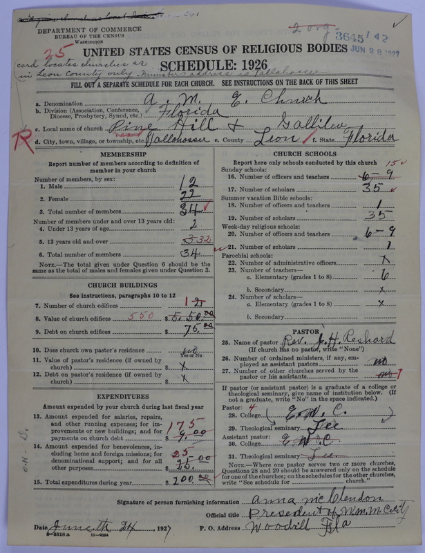 Scan of African Methodist Episcopal Church: 3645