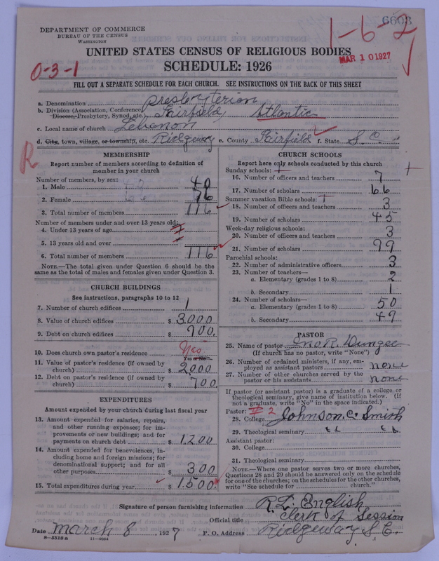 Scan of Presbyterian Church in the United States of America: 6603