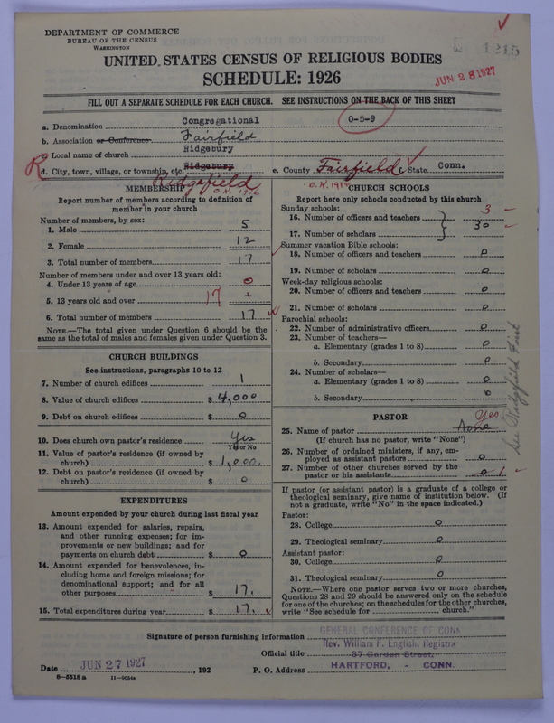 Scan of Congregational Churches: 1215