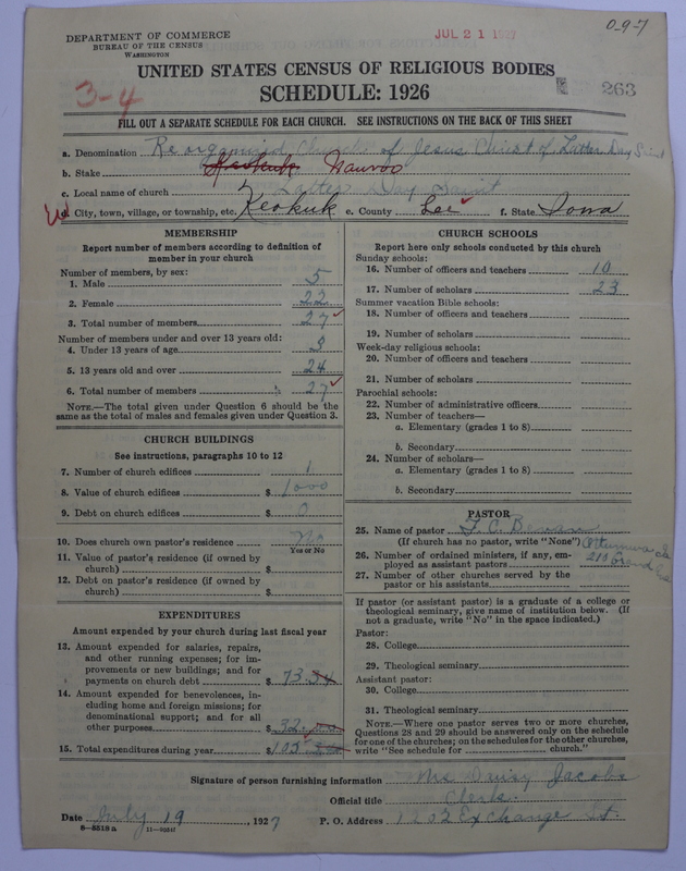 Scan of Reorganized Church of Jesus Christ of Latter Day Saints: 263