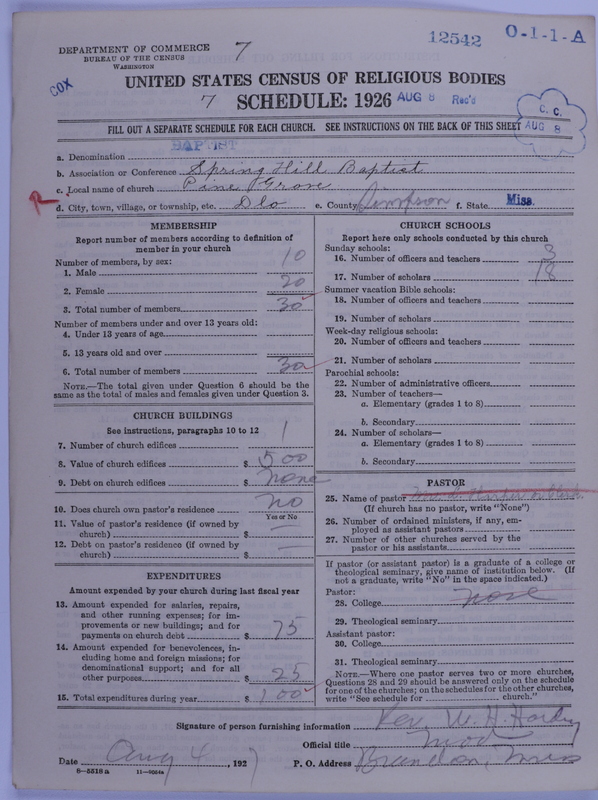 Scan of Negro Baptists: 12542