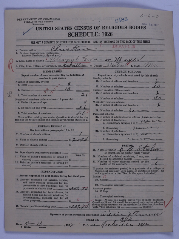 Scan of Disciples of Christ: 2485