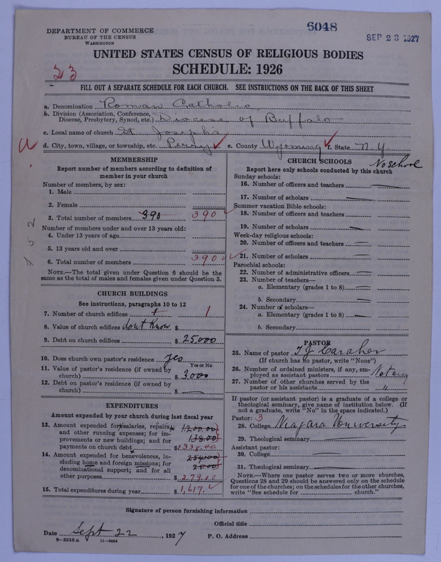 Scan of Roman Catholic Church: 6048