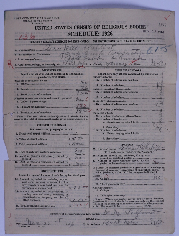 Scan of Free Will Baptists: 467