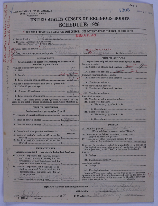 Scan of Disciples of Christ: 2308
