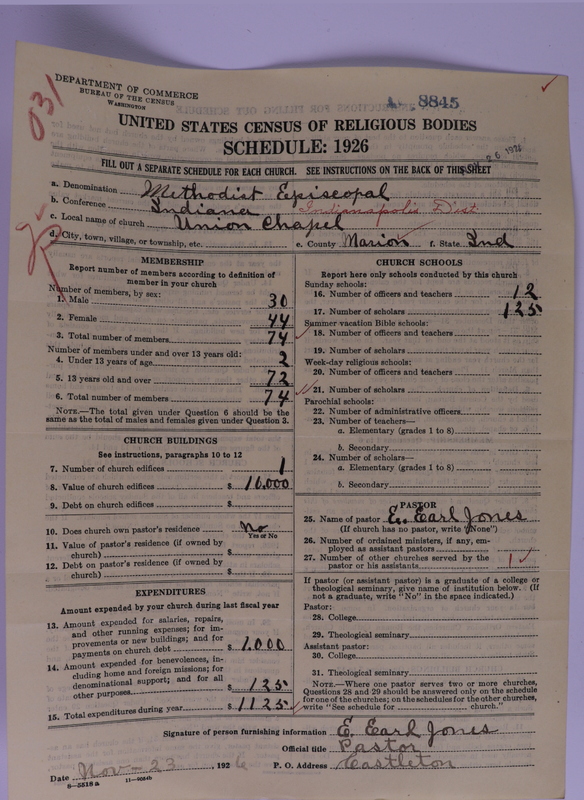 Scan of Methodist Episcopal Church: 8845