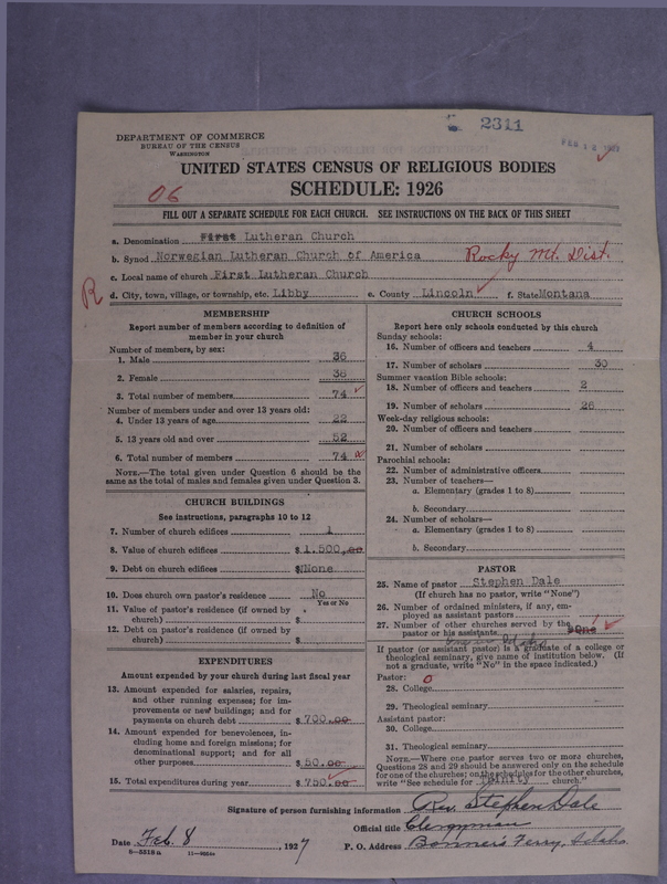 Scan of Norwegian Lutheran Church of America: 2311