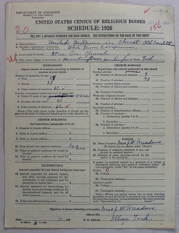 Scan of Church of the United Brethren in Christ (Old Constitution): 156