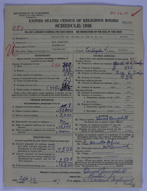 Scan of Presbyterian Church in the United States of America: 8699