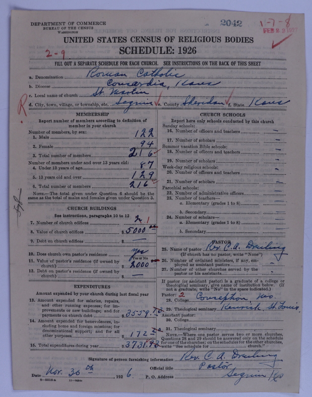 Scan of Roman Catholic Church: 2042