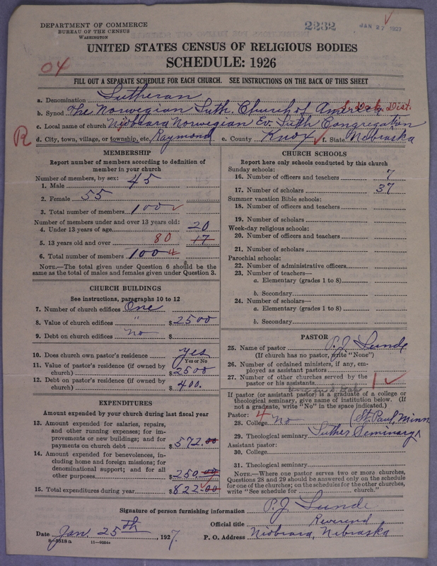 Scan of Norwegian Lutheran Church of America: 2232
