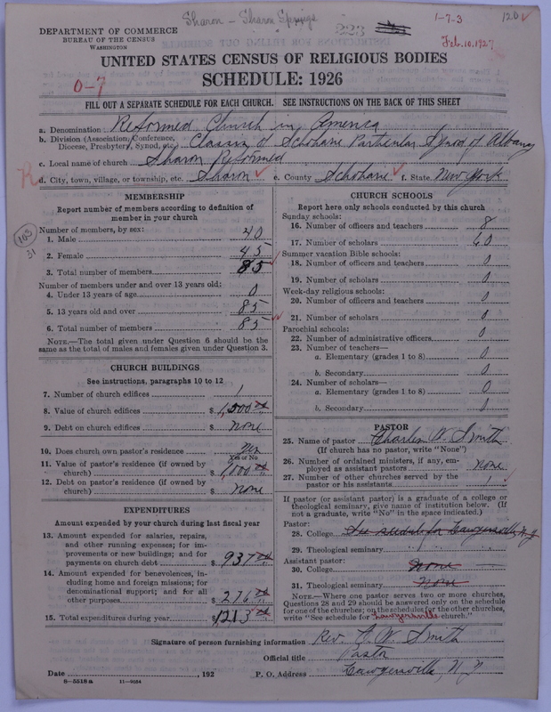Scan of Reformed Church in America: 223