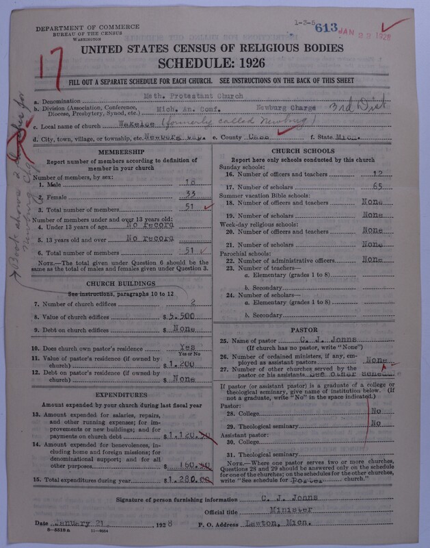 Scan of Methodist Protestant Church: 613