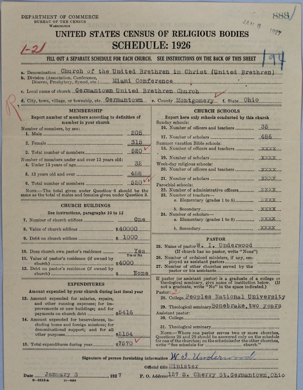Scan of Church of the United Brethren in Christ: 888