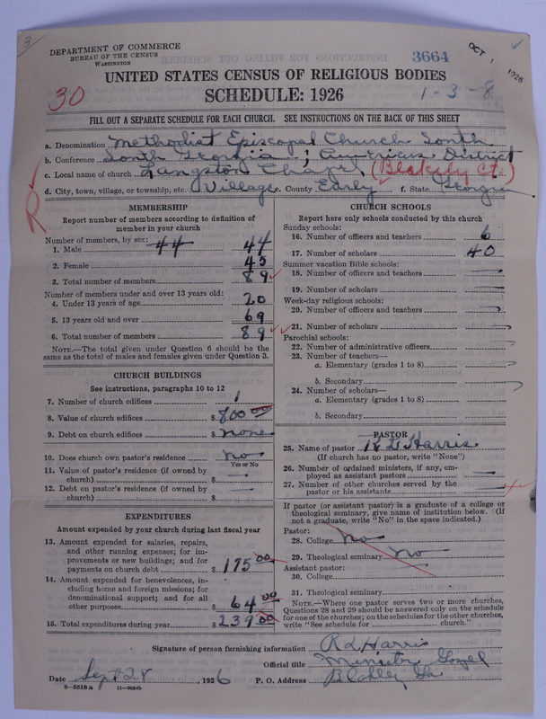 Scan of Methodist Episcopal Church, South: 3664