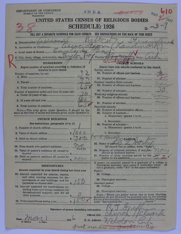 Scan of Landmark Baptist of America: 610