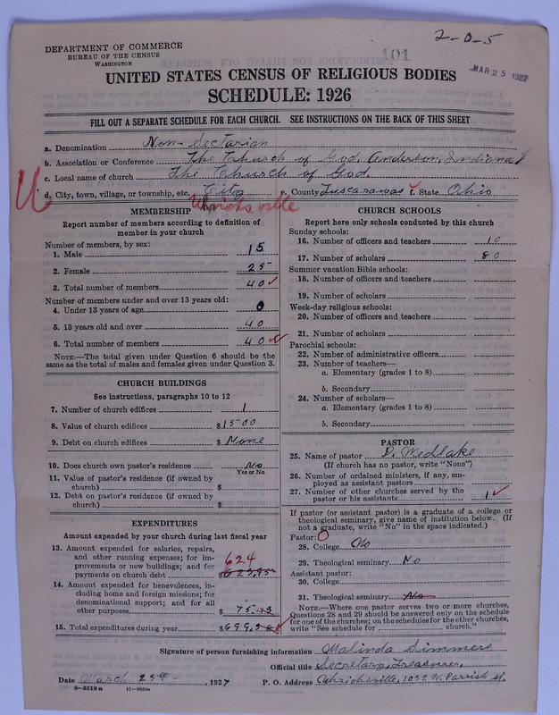 Scan of Church of God (Headquarters, Anderson, Ind.): 101