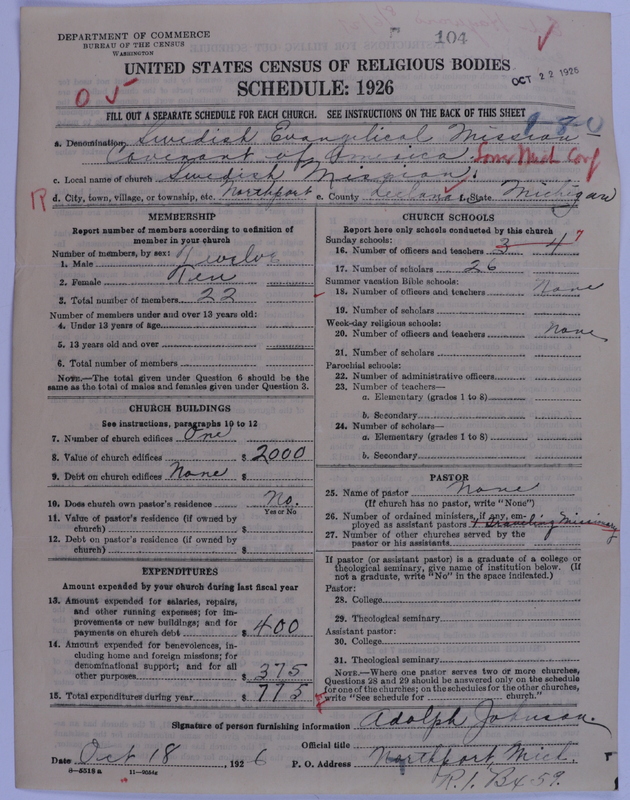Scan of Swedish Evangelical Mission Covenant of America: 104