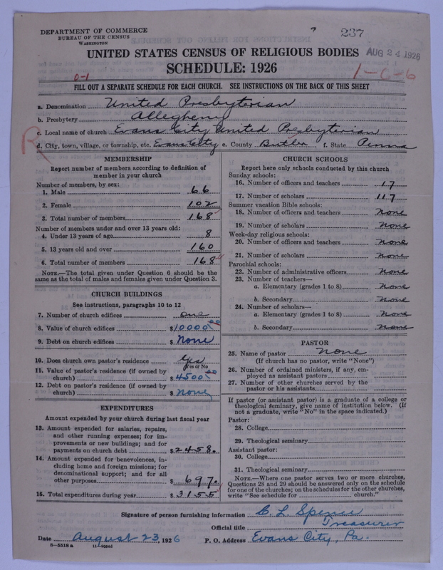 Scan of United Presbyterian Church of North America: 237