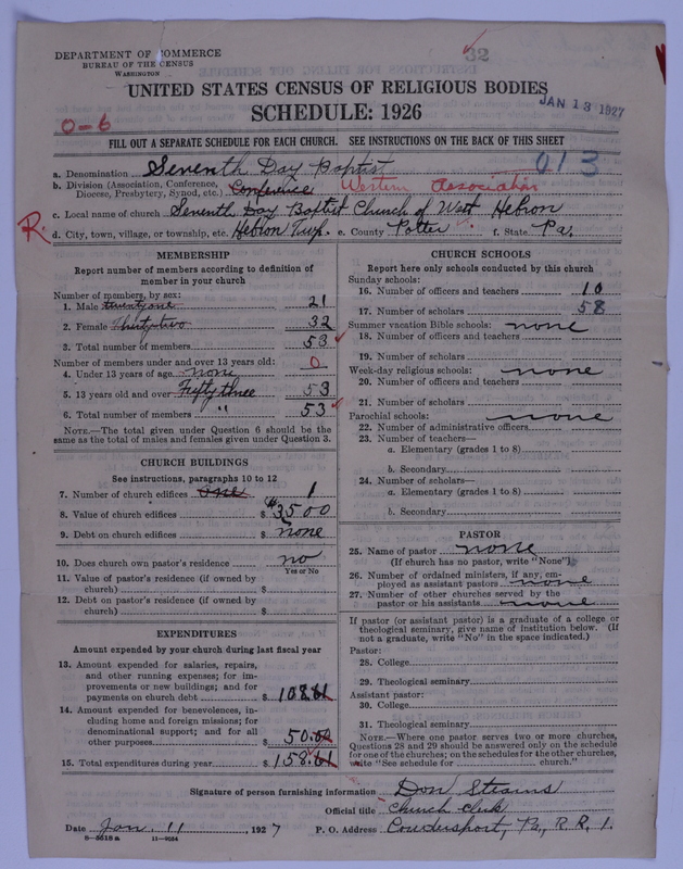 Scan of Seventh Day Baptists: 32
