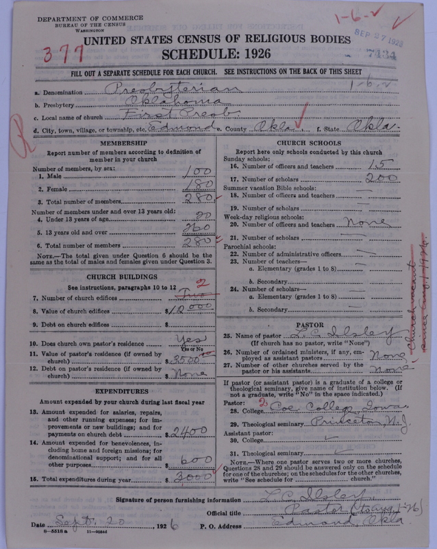 Scan of Presbyterian Church in the United States of America: 7434