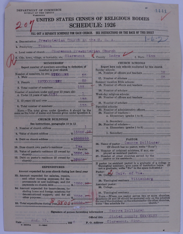 Scan of Presbyterian Church in the United States of America: 4441